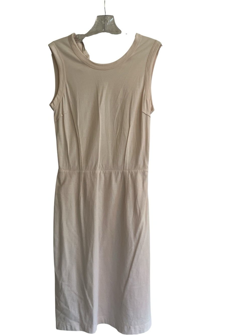 Prada Cream Sleeveless Midi Tank Dress
